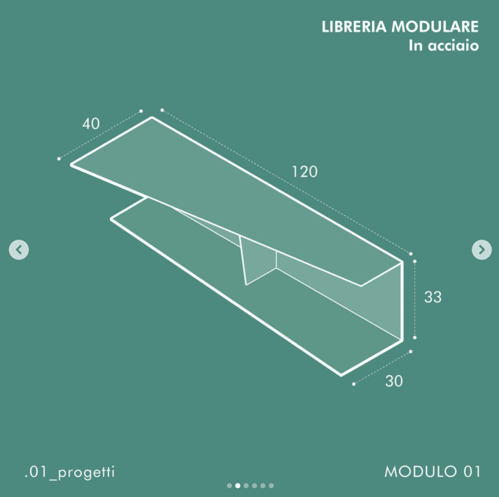 costruzione libreria modulare