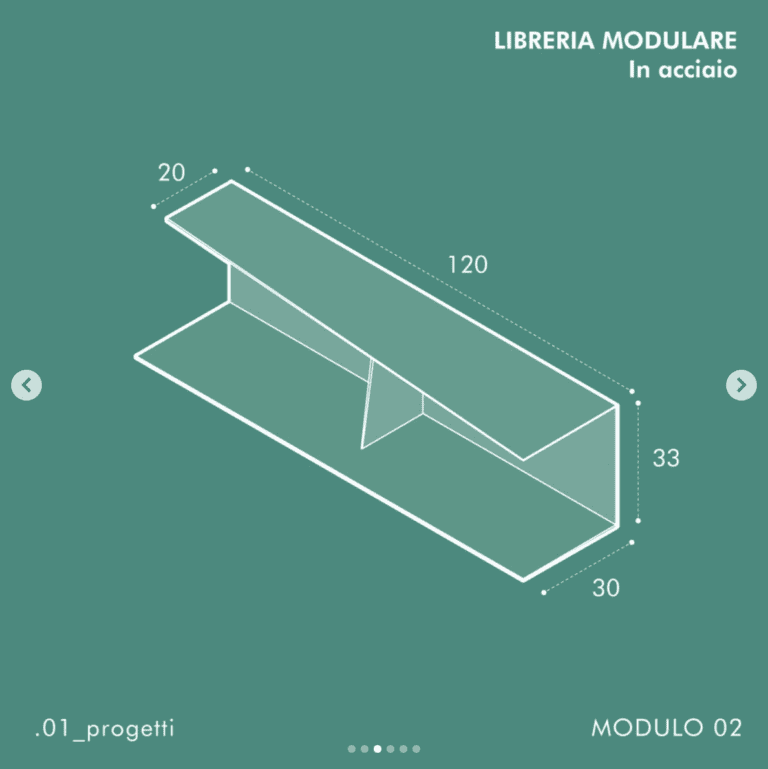 costruzione libreria modulare