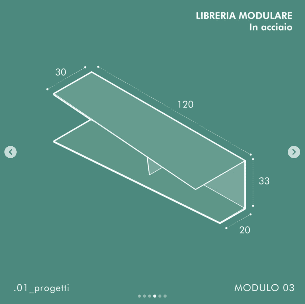 costruzione libreria modulare